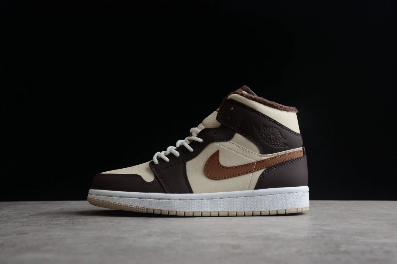 Air Jordan 1 Mid Basalt Brown by Air Jordan