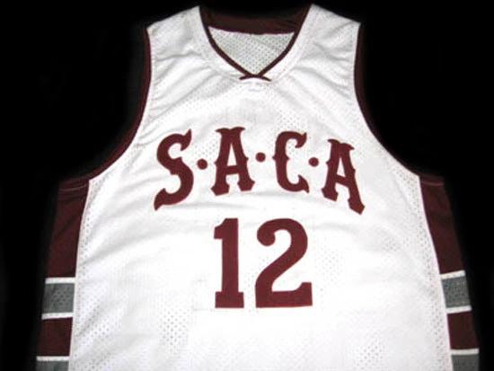 Dwight Howard Jersey #12 Saca High School Basketball White by My store basketball