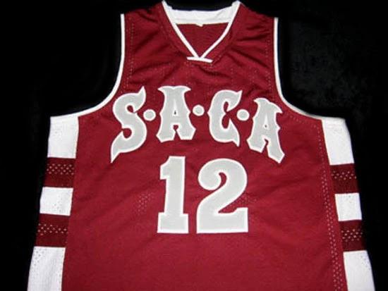 Dwight Howard Jersey #12 Saca High School Basketball Maroon by My store basketball