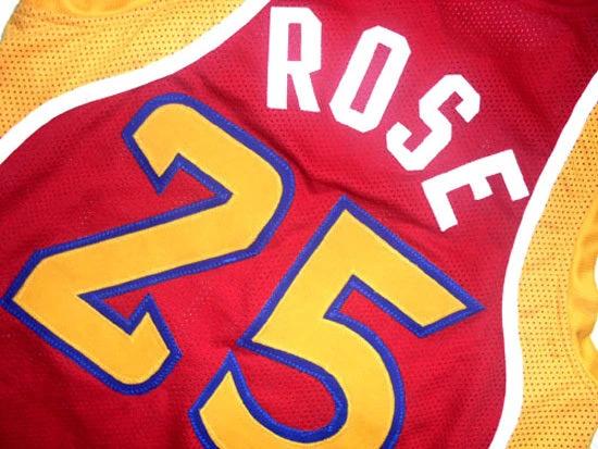 Derrick Rose Jersey #25 Mcdonald's All American College Basketball Red by My store basketball