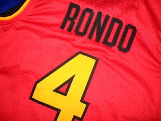 Rajon Rondo Jersey #4 Oak Hill High School Basketball Red by My store basketball