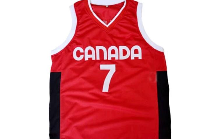 Steve Nash Jersey #7 Team Canada Basketball Red by My store basketball