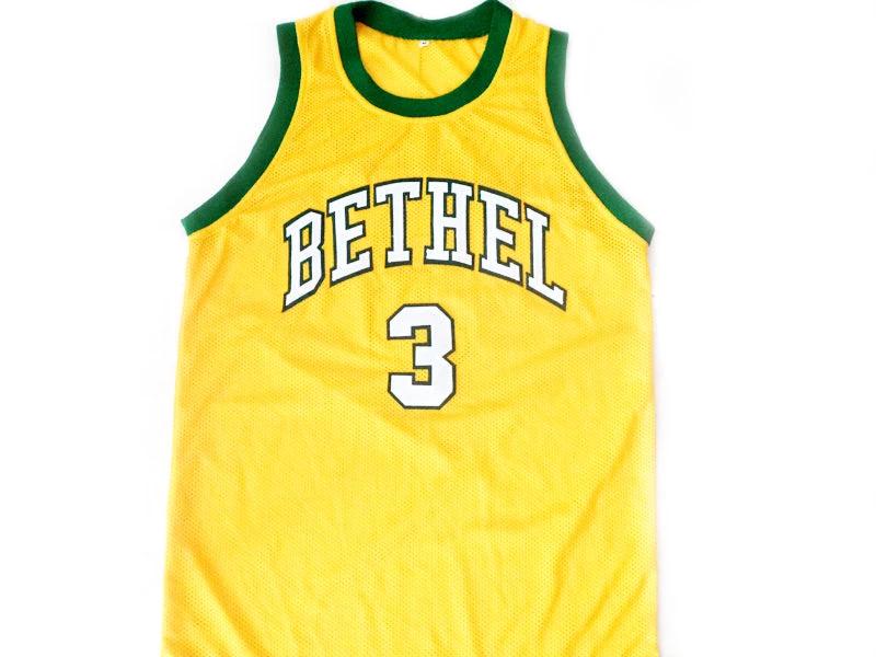 Chancey Billups Jersey #3 Iverson Bethel College Basketball Gold by My store basketball