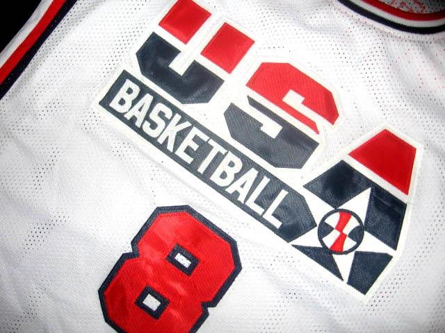 Scottie Pippen Jersey #8 Team USA BasketBall White by My store basketball