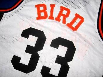 Larry Bird Jersey #33 Valley High School Basketball White by My store basketball