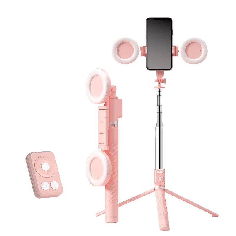 New 6 in 1 Selfie Stick With Fill Light by BowLift