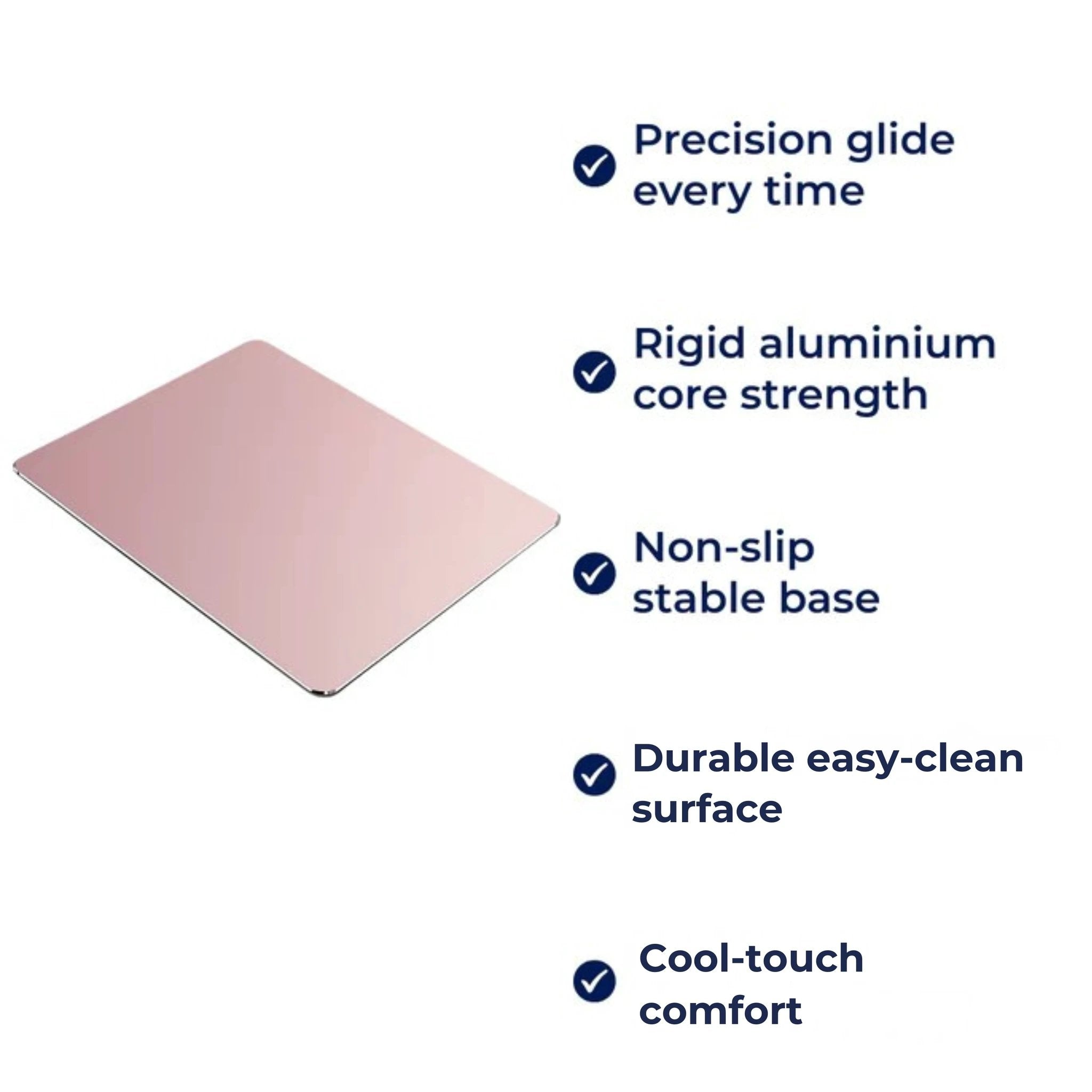 Precision Glide – Rigid Aluminium – Non-Slip Stability – Durable Easy-Clean Surface – Work & Gaming Use Bowlift by Bowlift
