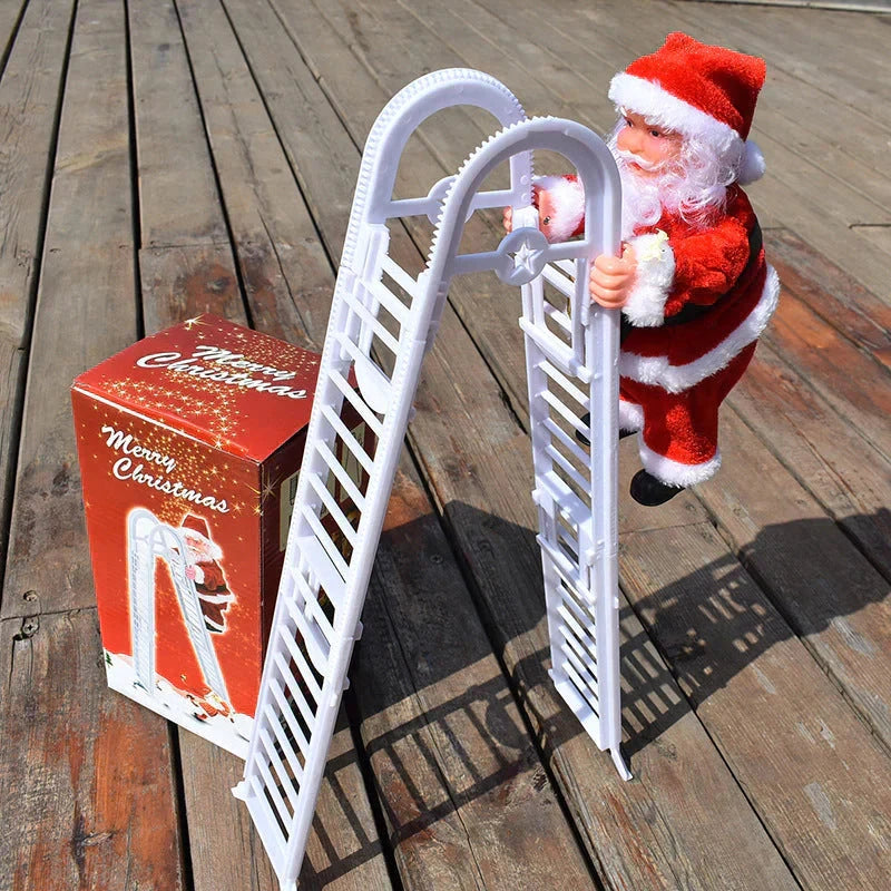electric climbing ladder Santa Claus by Bowlift
