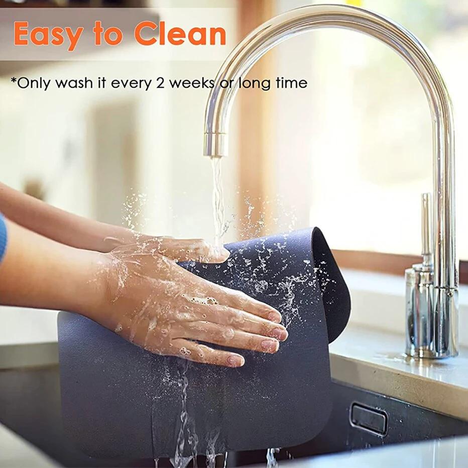 Absorbent Draining Pad Kitchen Countertop Absorbent Drying Mat by Bowlift