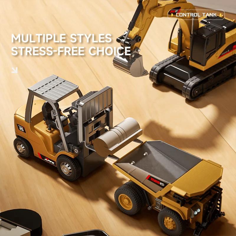 BuildMaster Mini RC Set | Fun construction vehicles for endless play adventures by BowLift