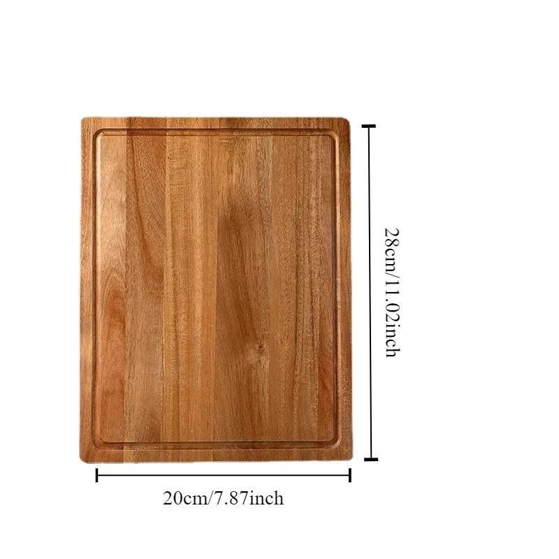 Acacia Wood Cutting Board With Handle Kitchen Chopping Board by Bowlift