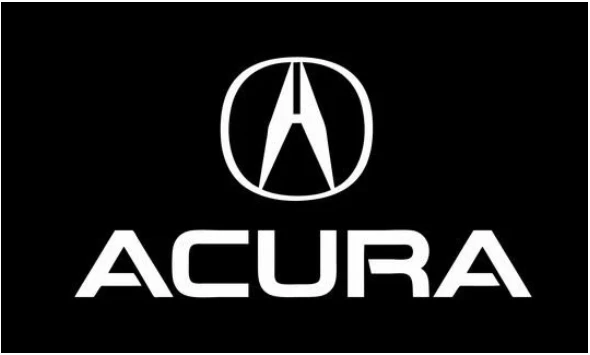 Vertical Acura Flag-3x5ft Banner-2 Metal Grommets on Top side by flagsshop