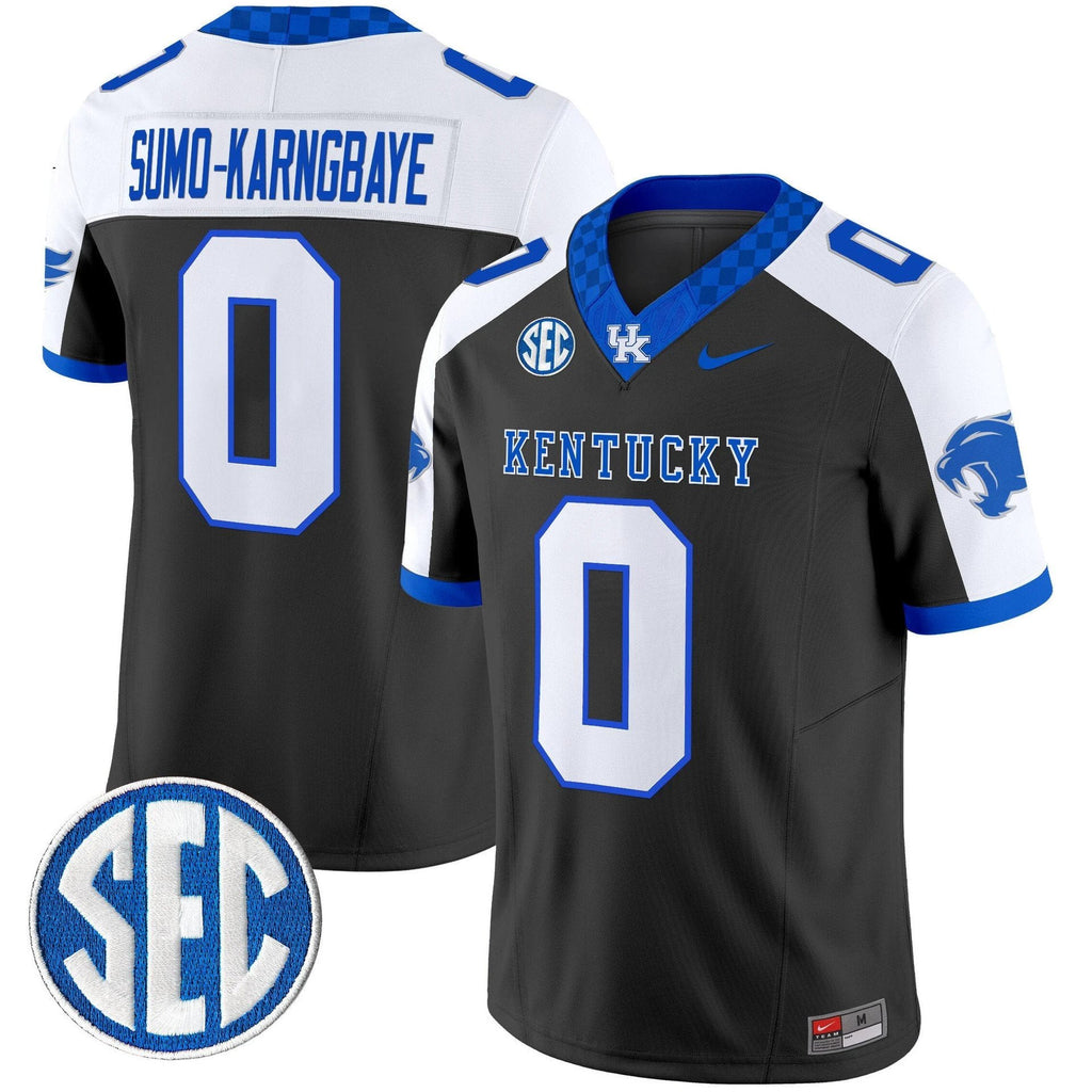Sumo-Karngbaye Jersey #0 Kentucky Wildcats 2025 Limited Stitched Black Alter by My Store