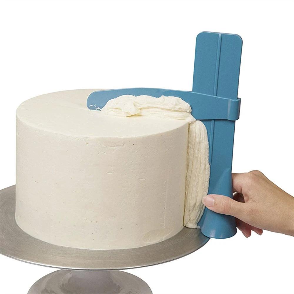 Adjustable Cake Scraper Fondant Spatulas Cream Cake Edge Smoother by Bowlift