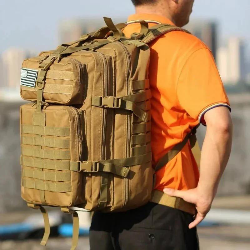 ADVENTUREPACK – Waterproof 50L Tactical Backpack for Travel & Outdoor Use by BowLift