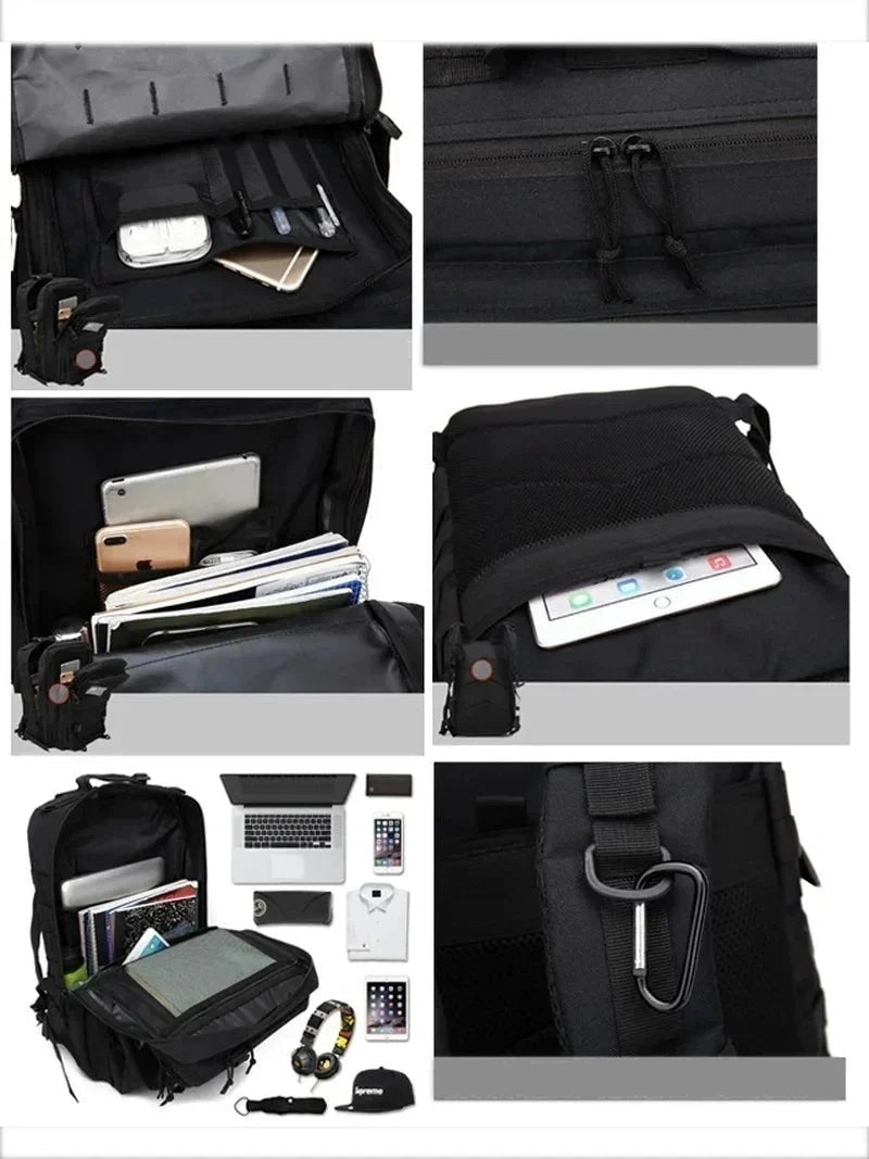 ADVENTUREPACK – Waterproof 50L Tactical Backpack for Travel & Outdoor Use by BowLift