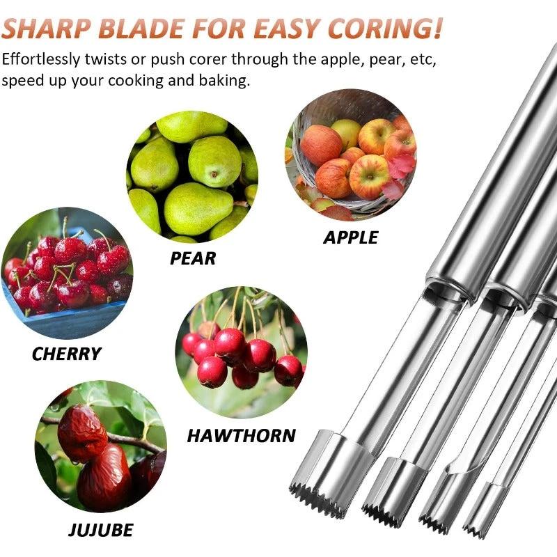 Stainless Fruit Corer Set by BowLift