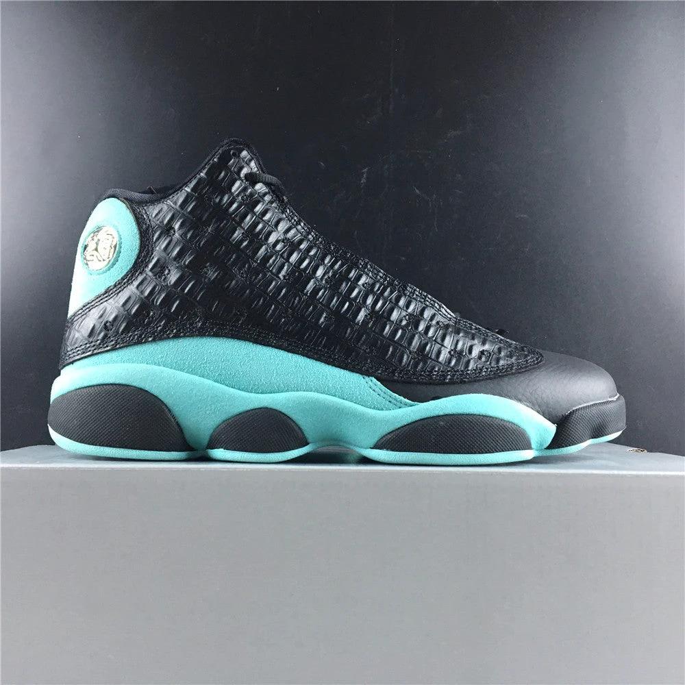 Air Jordan 13 Retro Black Island Green by Air Jordan