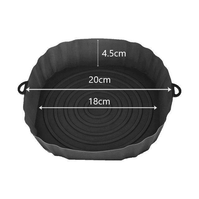 Air Fryer Baking Tray Silicone Pot Nonstick Airfryer Baking Form by Bowlift