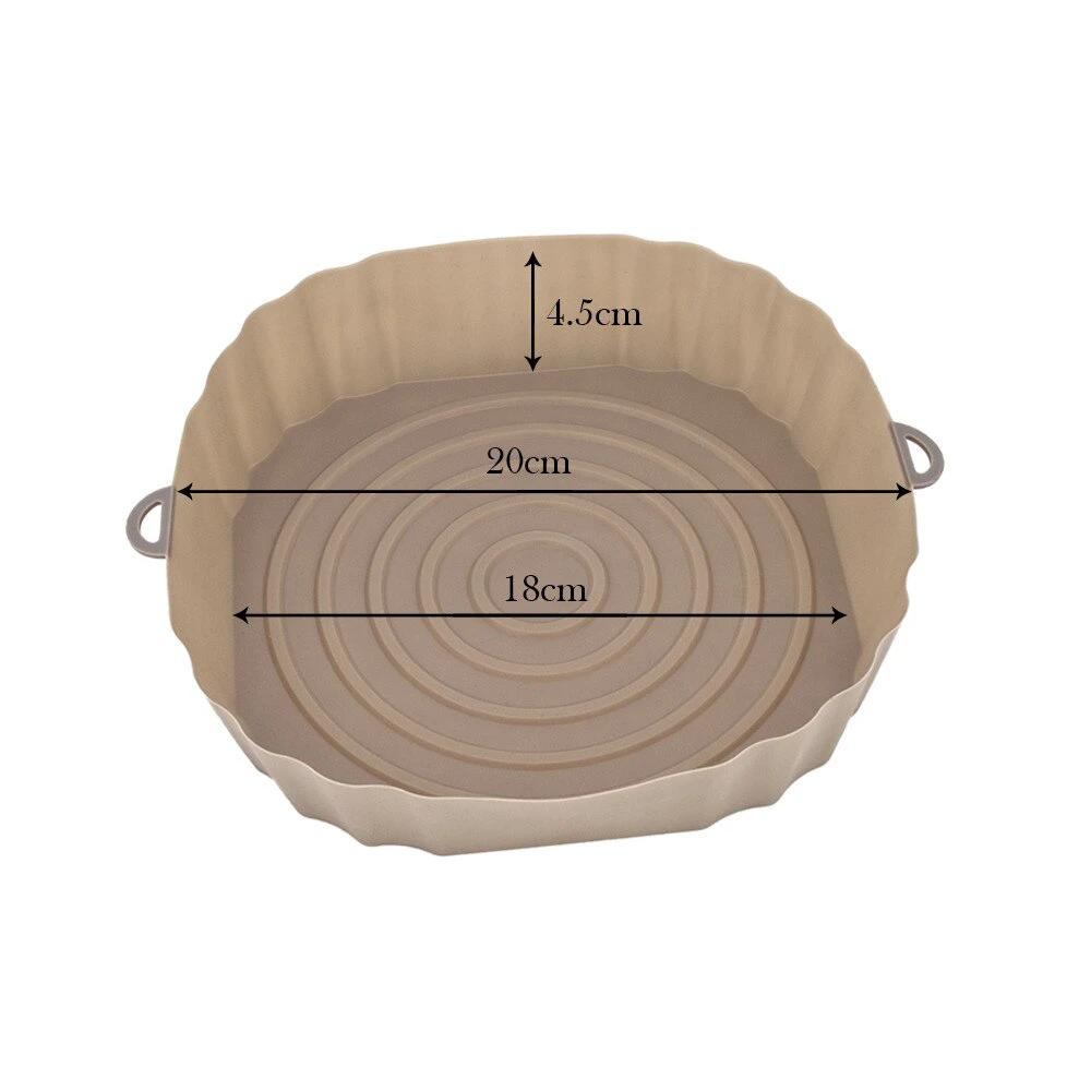 Air Fryer Baking Tray Silicone Pot Nonstick Airfryer Baking Form by Bowlift