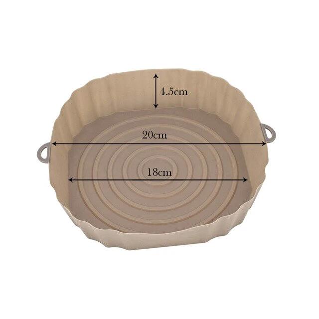 Air Fryer Baking Tray Silicone Pot Nonstick Airfryer Baking Form by Bowlift