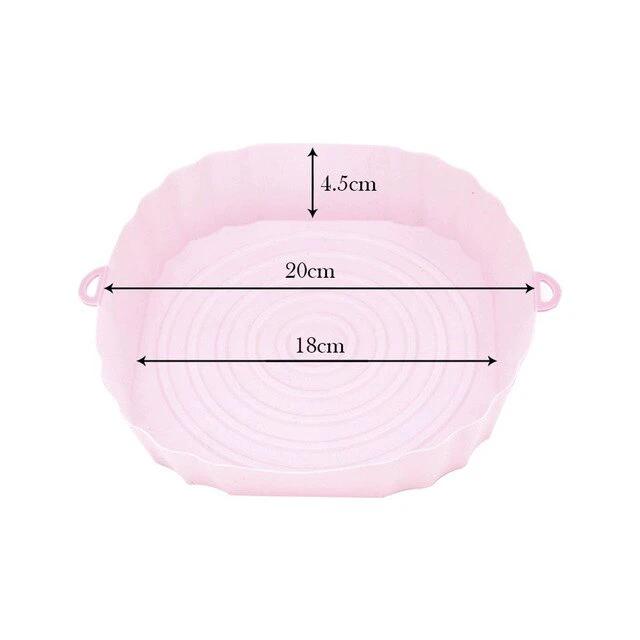 Air Fryer Baking Tray Silicone Pot Nonstick Airfryer Baking Form by Bowlift
