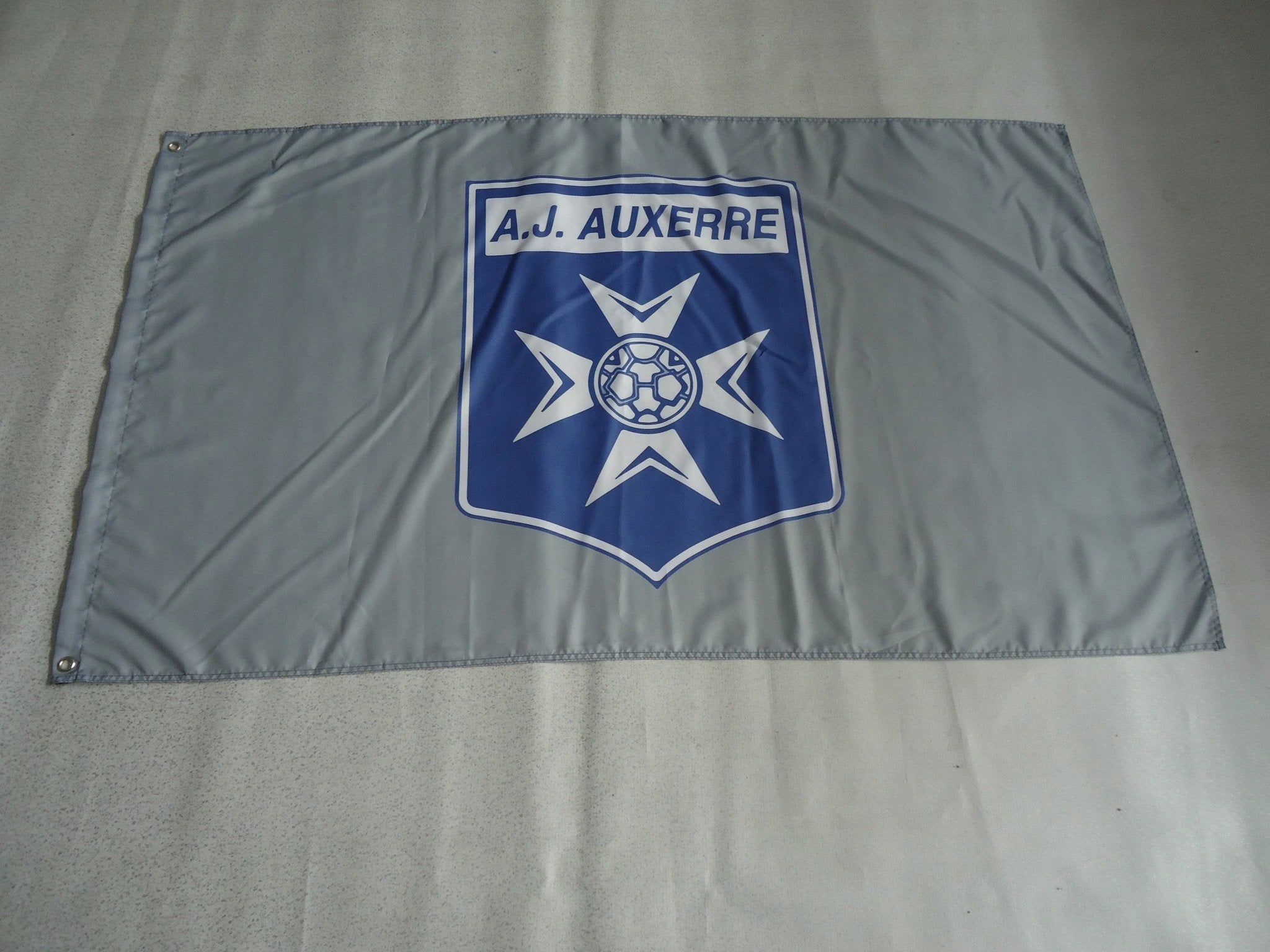 AJ Auxerre Flag-3x5ft Banner-100% polyester-France Football Soccer Futbol Flag by flagsshop