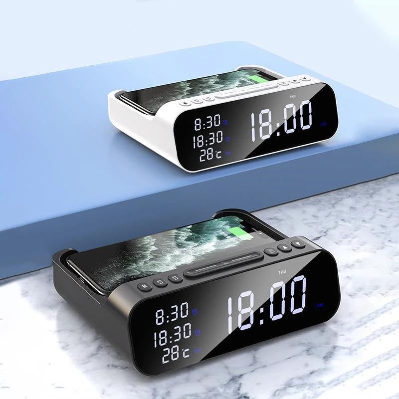 ChargeTime Pro – Digital alarm clock with wireless charging and large display Bowlift by Bowlift