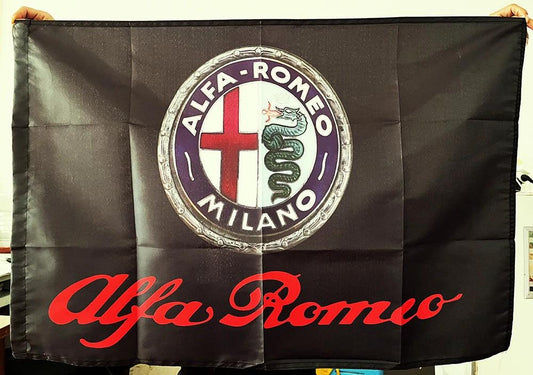 Custom Alfa Romeo Flag by flagsshop