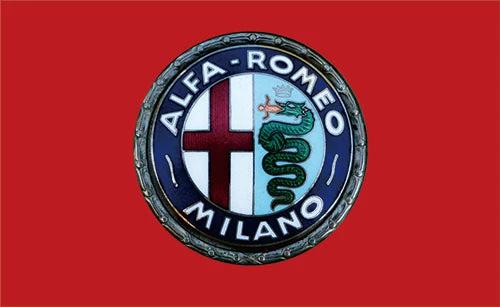 Alfa Romeo Flag-3x5ft checkered Banner-Metal Grommets by flagsshop