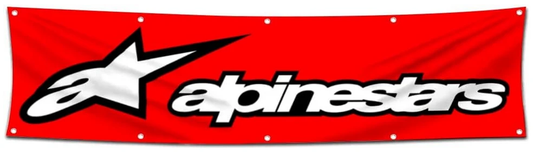 Alpinestars Banner Flag -2x8ft Alpinestar by flagsshop