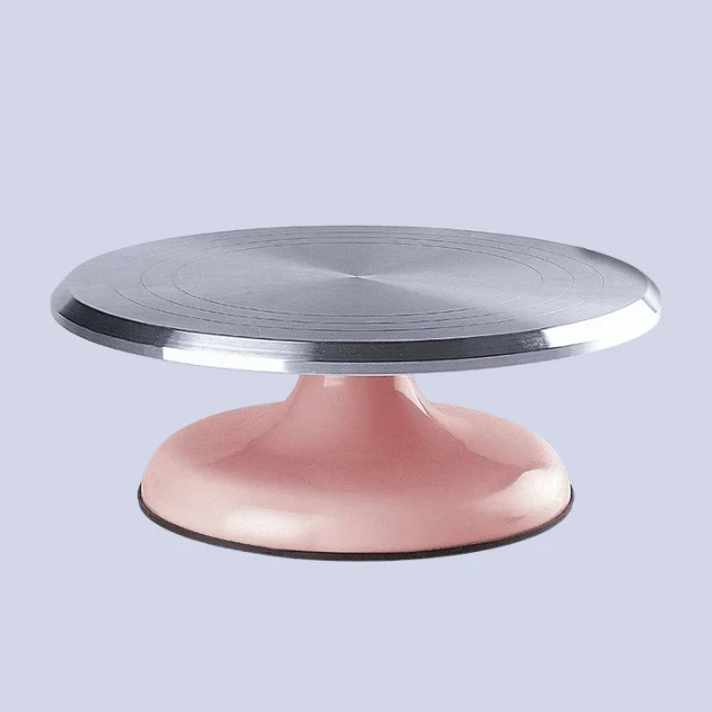 Aluminum Alloy Birthday Cake Turntable Plastic Ceramic Turntable by Bowlift