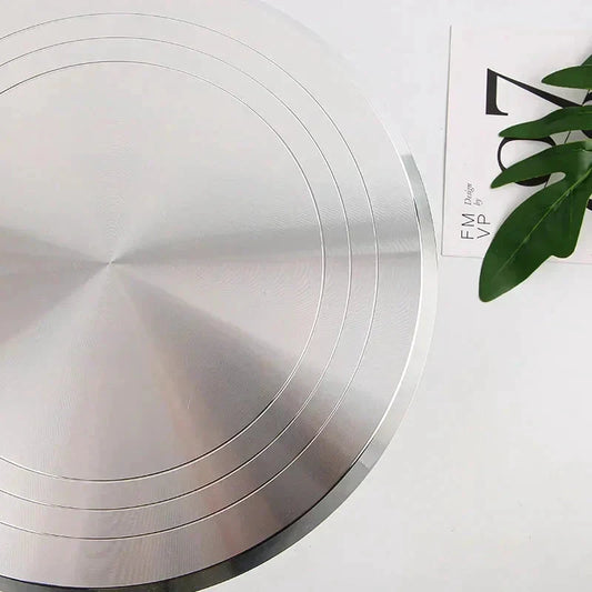 Aluminum Alloy Birthday Cake Turntable Plastic Ceramic Turntable by Bowlift