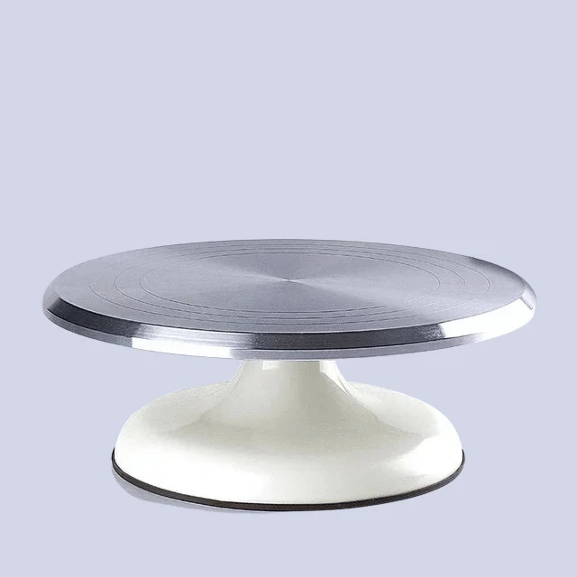 Aluminum Alloy Birthday Cake Turntable Plastic Ceramic Turntable by Bowlift