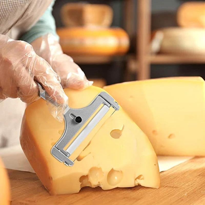 Aluminum Alloy Cheese Slicer Adjustable Thickness Kitchen Gadget by Bowlift