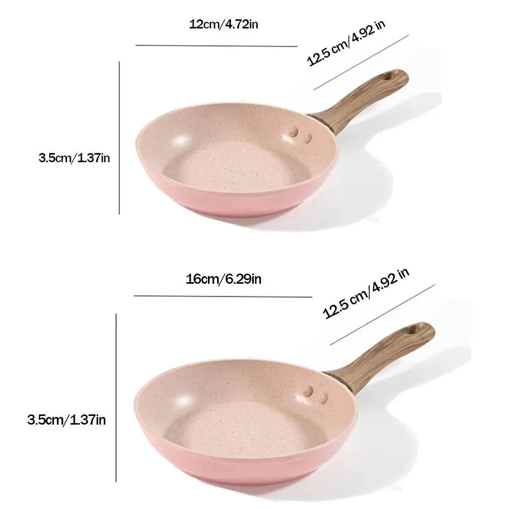 Aluminum Non stick Medical Stone Frying Pan Kitchen Pot Cookware by Bowlift