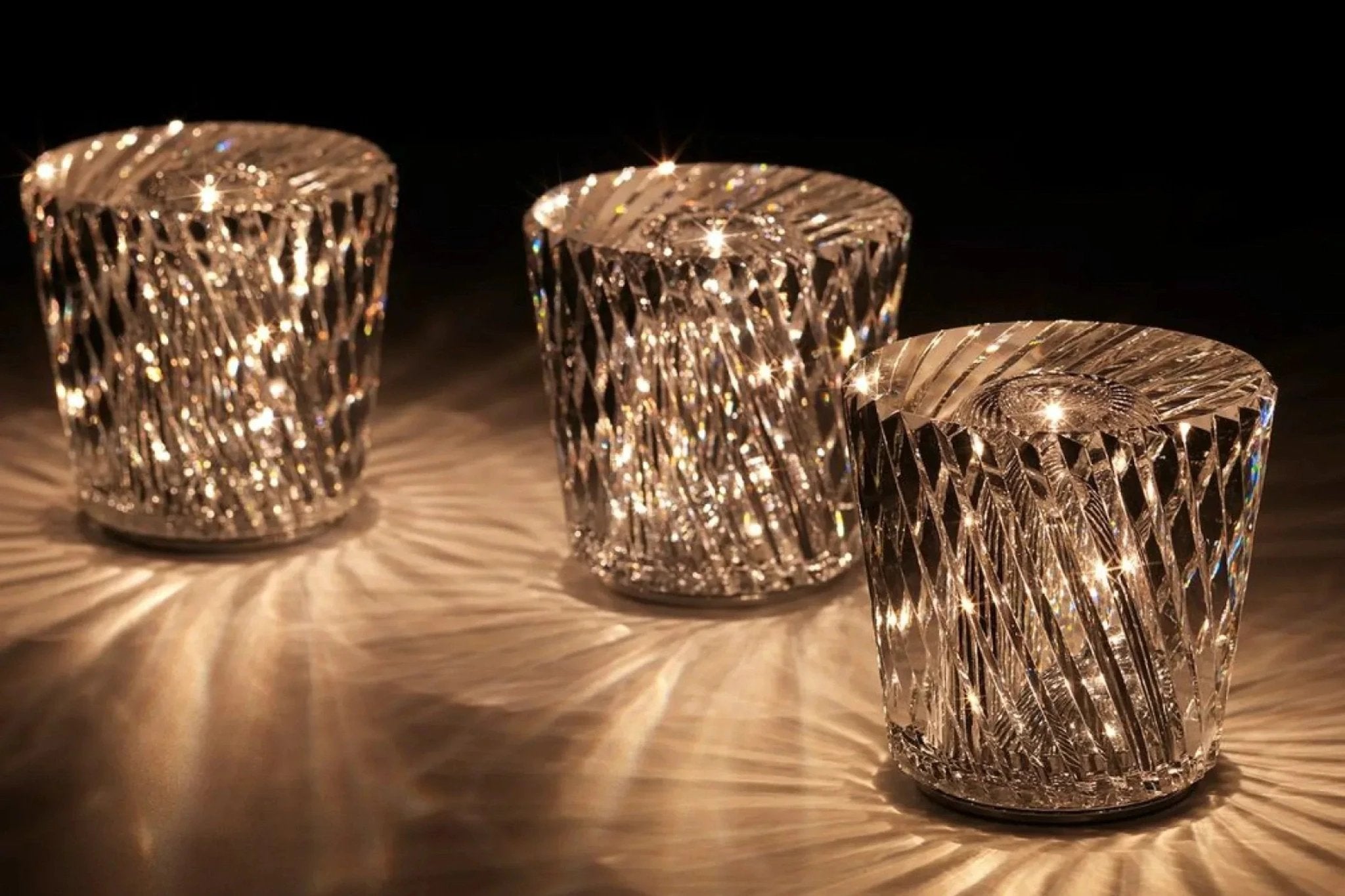 LED Crystal Lamp Diamond Glow Bowlift by Bowlift