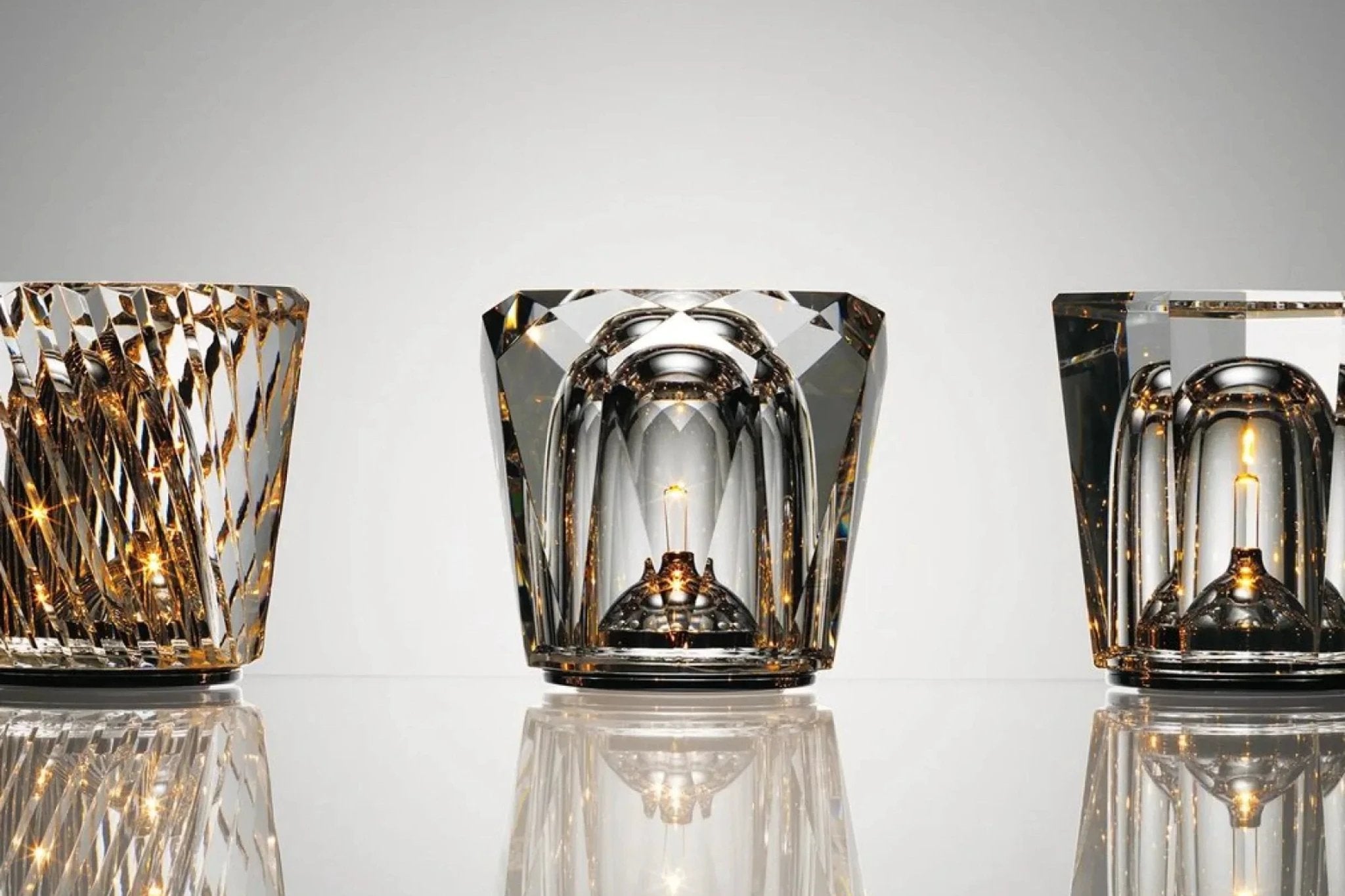 LED Crystal Lamp Diamond Glow Bowlift by Bowlift