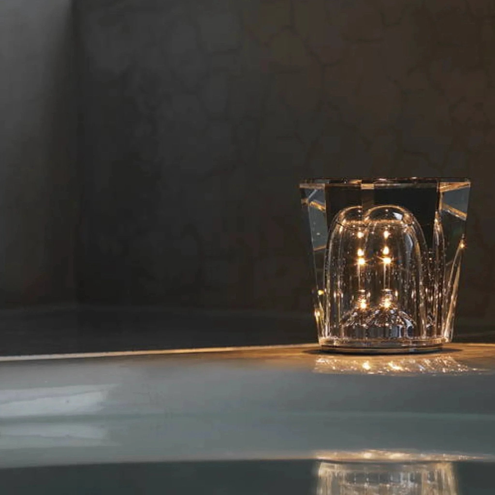 LED Crystal Lamp Diamond Glow Bowlift by Bowlift