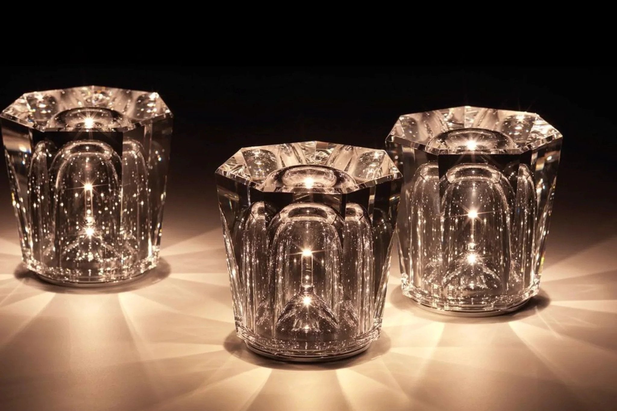 LED Crystal Lamp Diamond Glow Bowlift by Bowlift