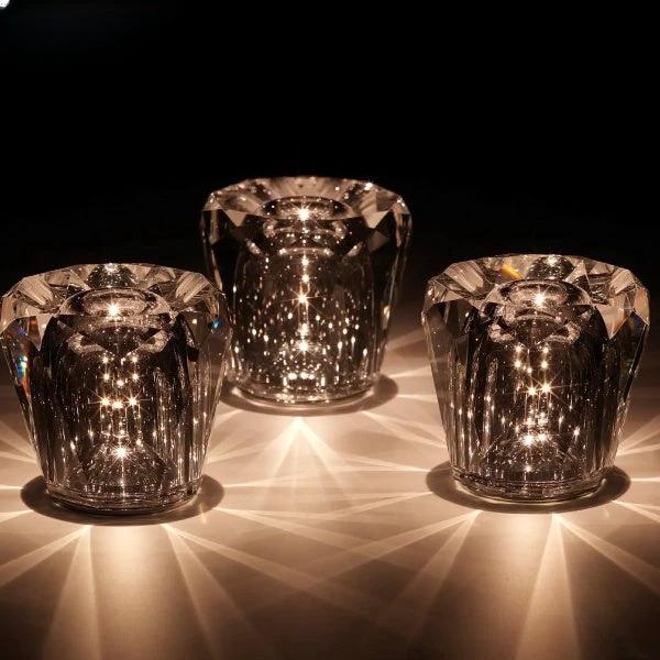 LED Crystal Lamp Diamond Glow Bowlift by Bowlift