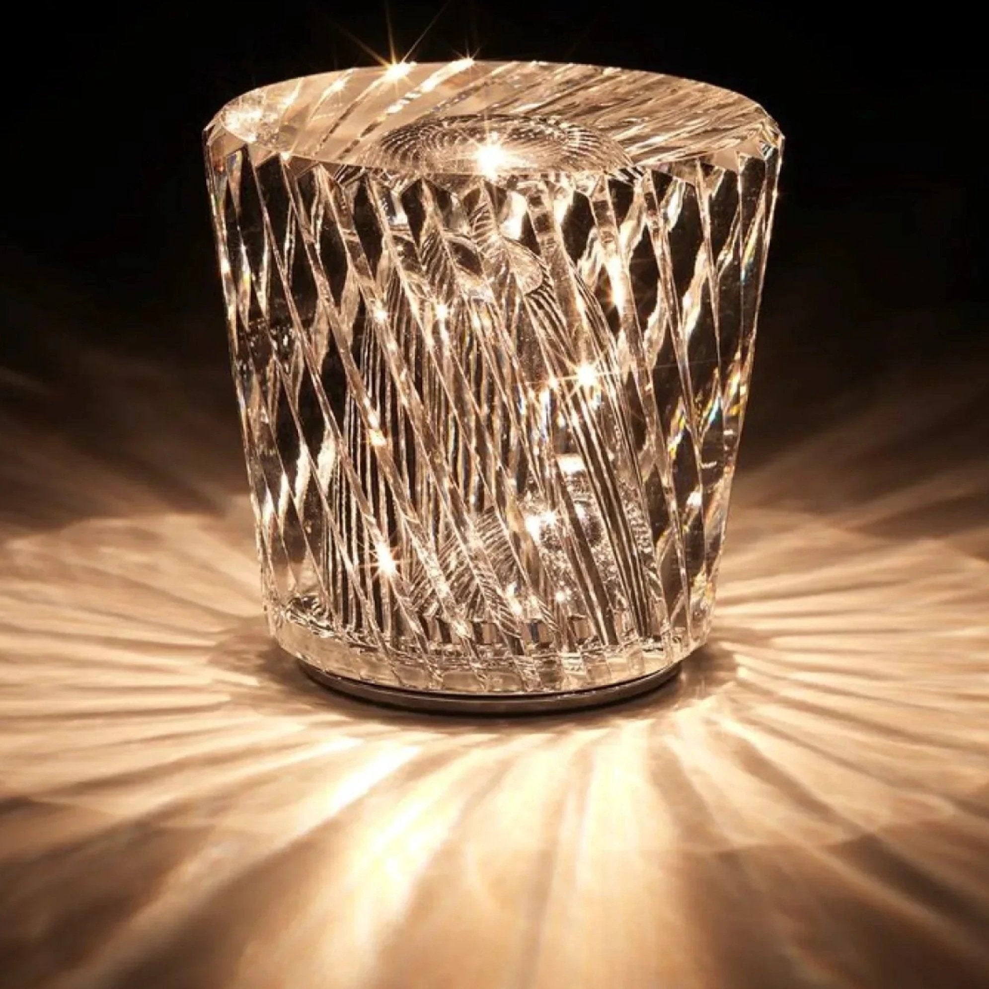 LED Crystal Lamp Diamond Glow Bowlift by Bowlift