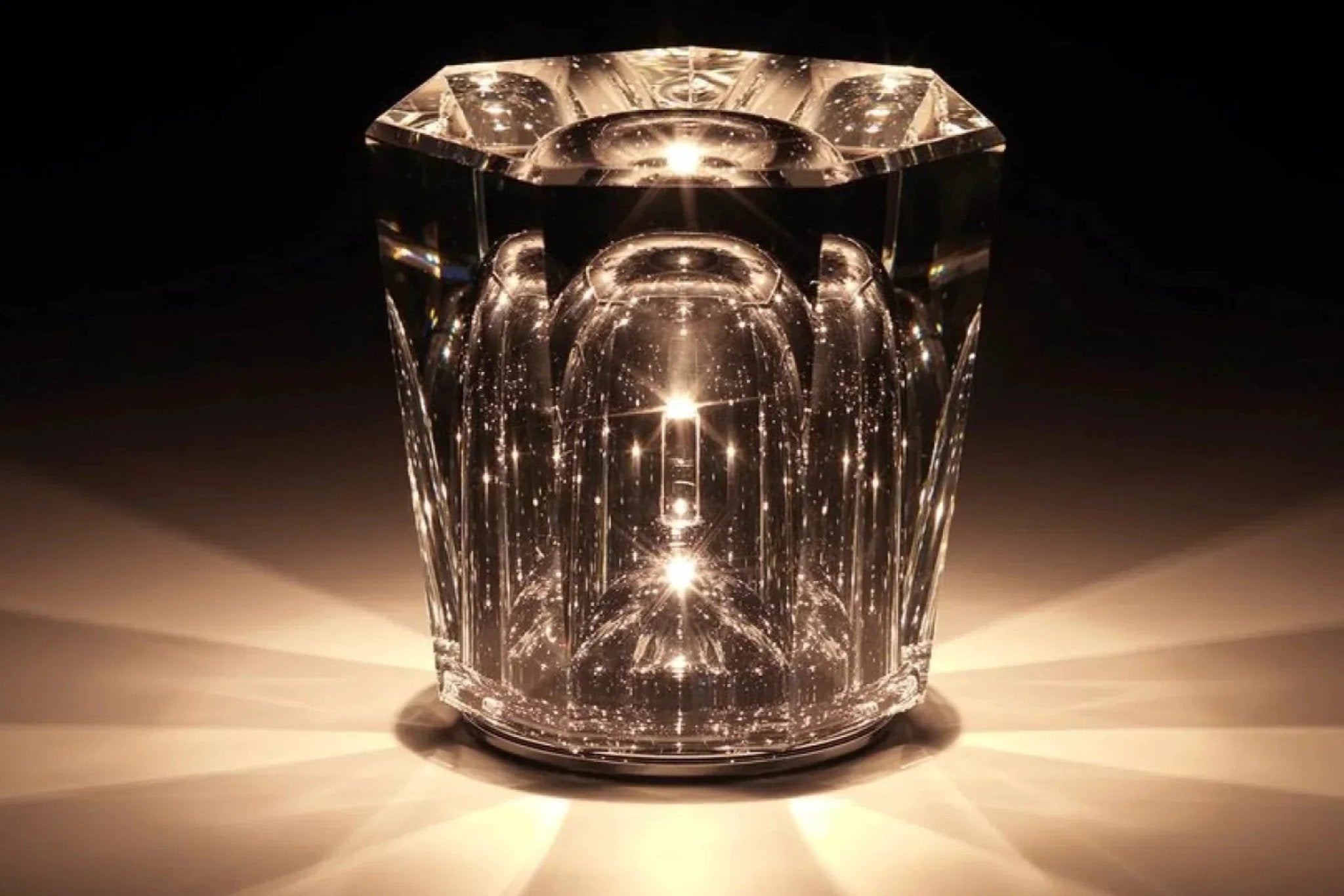 LED Crystal Lamp Diamond Glow Bowlift by Bowlift
