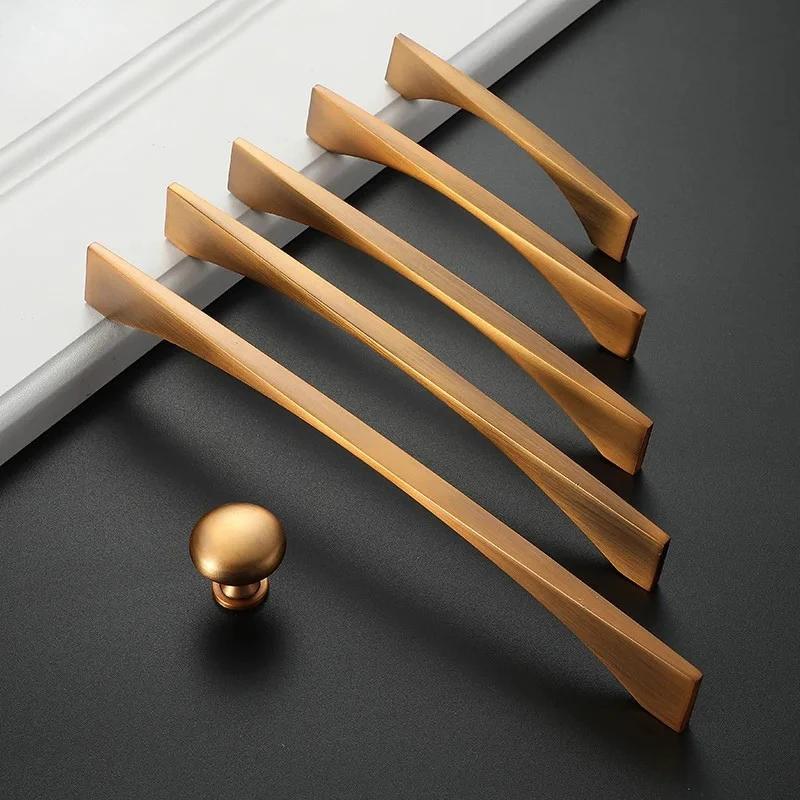 Antique Brass Cabinet Handles and Drawer Knobs Vintage Furniture Pulls by Bowlift