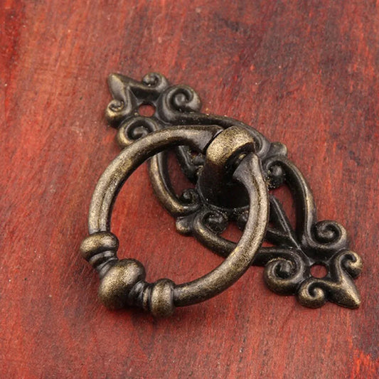 Antique Brushed Cabinet Handles Retro Alloy Drawer and Door Pulls by Bowlift