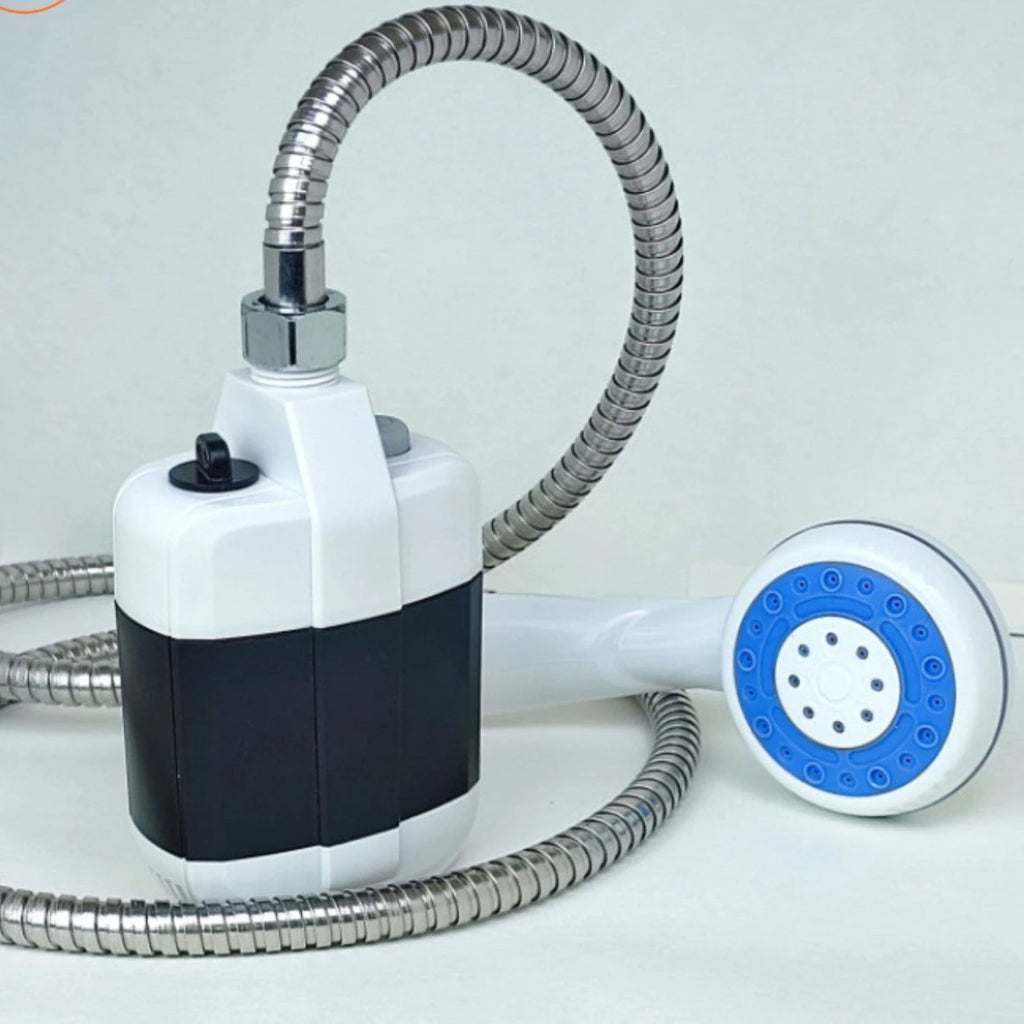 Aquacharge portable electric shower Bowlift by Bowlift