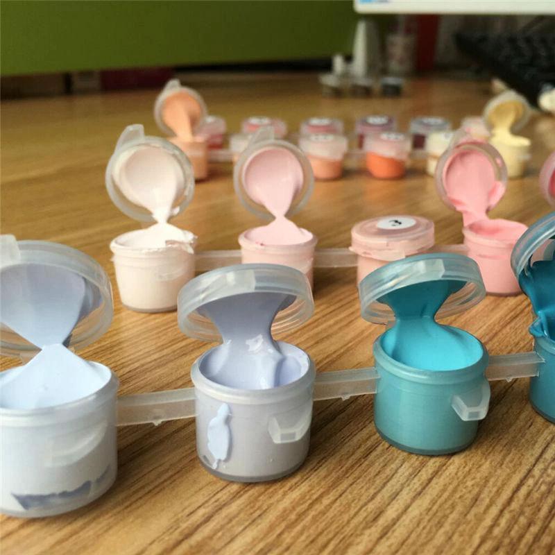 Releve in Arabesque Color Splash - Van-Go Paint-By-Number Kit by Bowlift