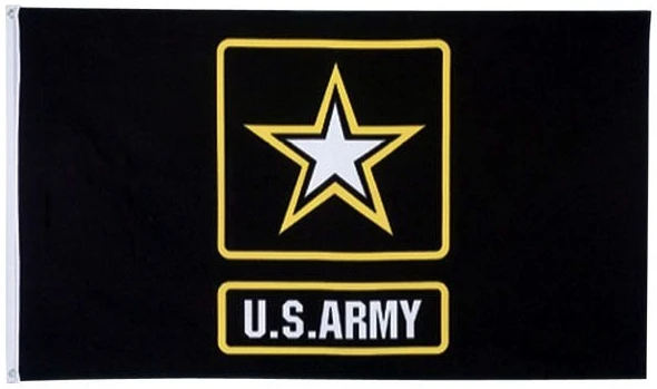 US ARMY Flag -3x5 ft Military Flag 100% polyester-2 Metal Grommets by flagsshop