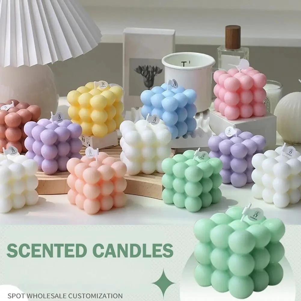 AromaCube – Decorative Cube Scented Candle by BowLift