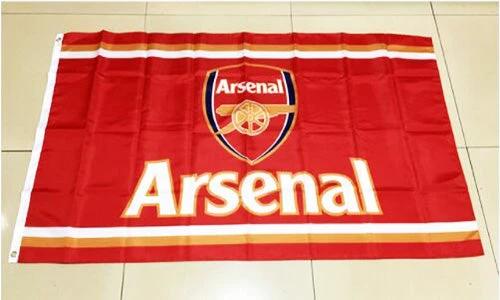 Arsenal Football Club Flag-3x5ft Gunners FC Banner-100% polyester by flagsshop
